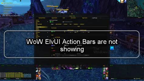 elvui pet bar not showing|wow elvui action bars not showing.